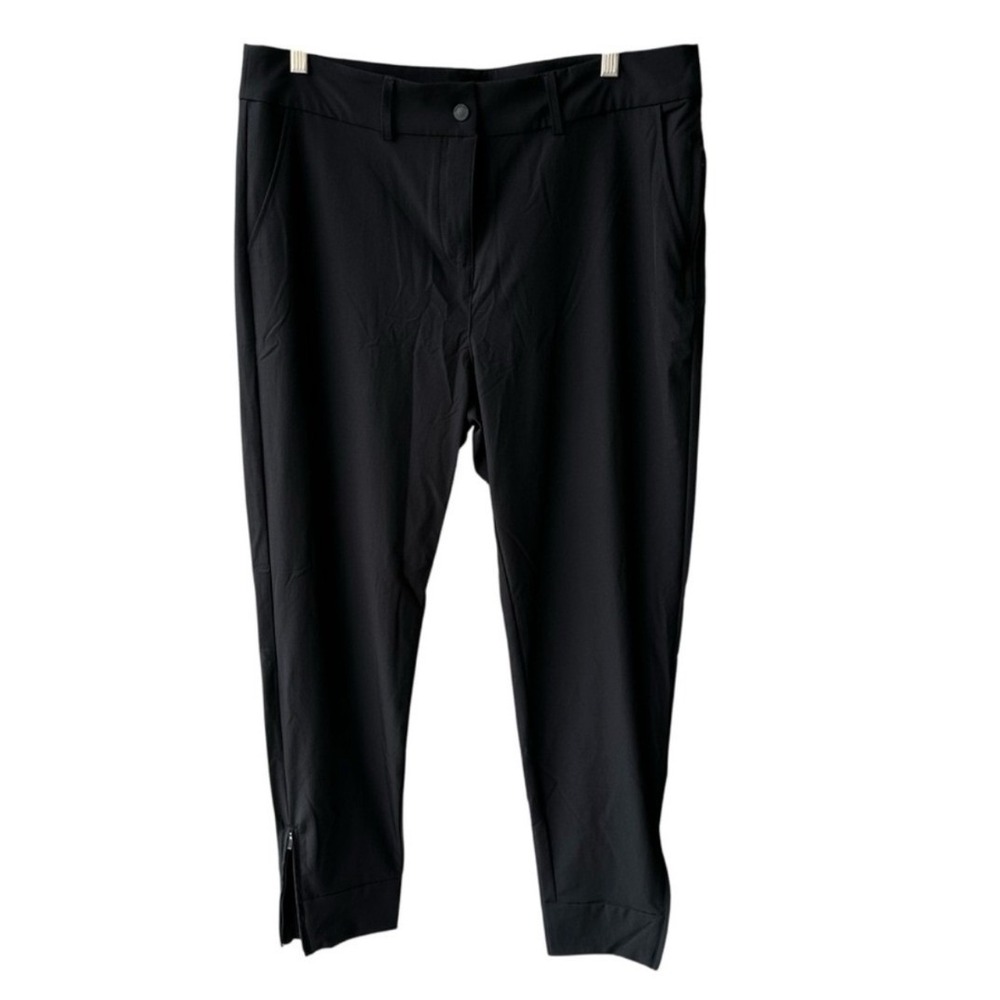 Hiverlay Pants Black Nylon Stretch Zip Ankle Athleisure Outdoor Gorpcore Size XL
